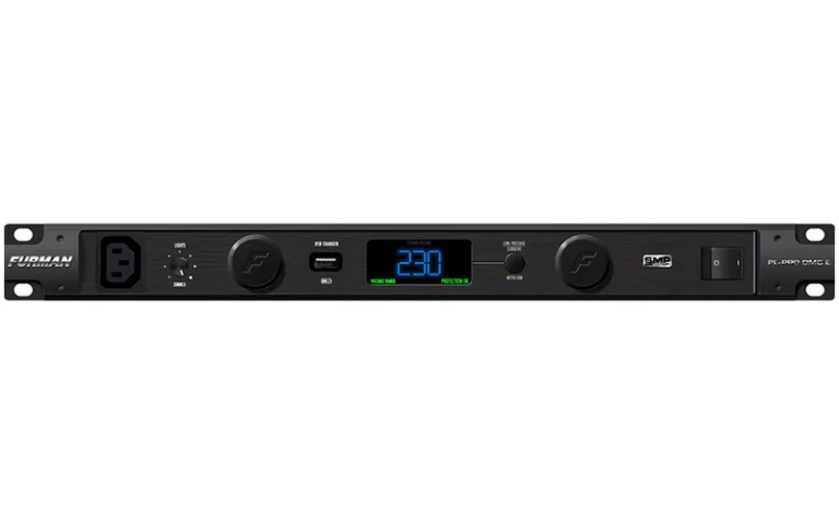 The Furman PL-PRO DMC E Power Conditioner offers advanced voltage protection and line noise filtration for professional-grade power management.