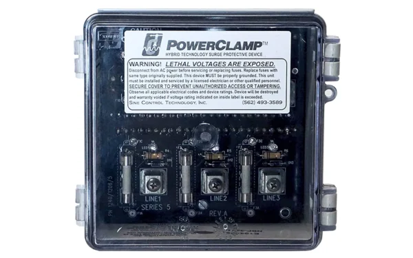 Henry Series 80 PowerClamp surge suppressor internal view