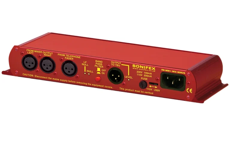 The Sonifex RB-MM1 is a unit for generating a suitable mix to send to a telephone hybrid or codec.