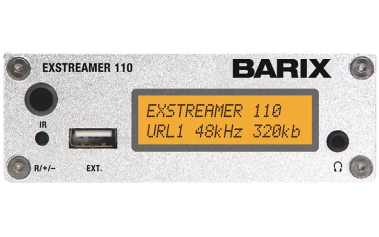 Barix Exstreamer 110 – Professional IP Audio Decoder | Reliable Streaming