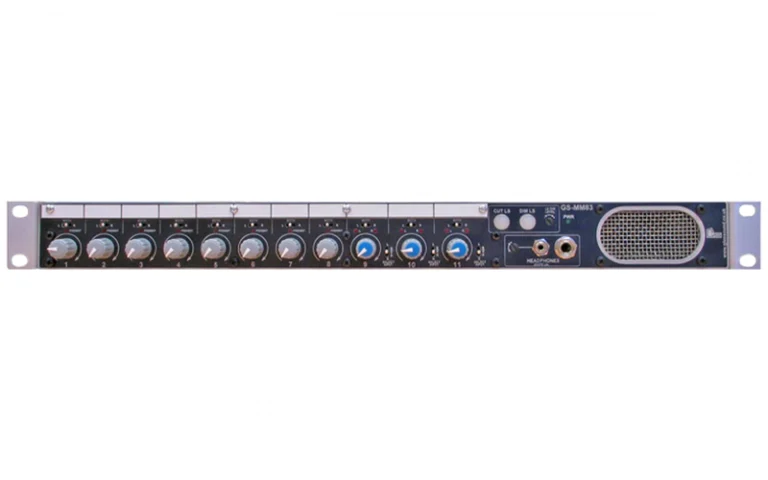The Glensound GS-MM83 is a versatile audio monitoring unit designed for broadcast, studio, and live production environments.