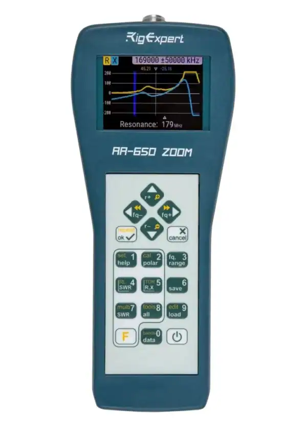 RigExpert AA-650 ZOOM antenna and cable analyser with colour display