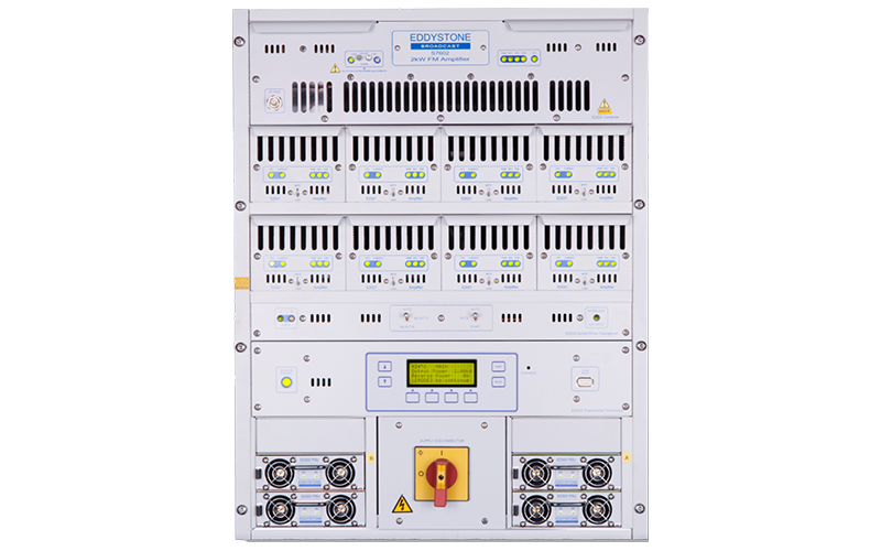 Eddystone S7602 2kW FM transmitter front view