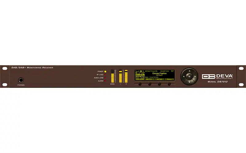 DEVA DB7012 DAB DAB+ Monitoring Receiver