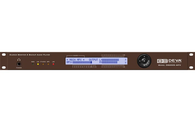 DEVA DB8009-MPX – Dual MPX Backup Switcher for FM Broadcast