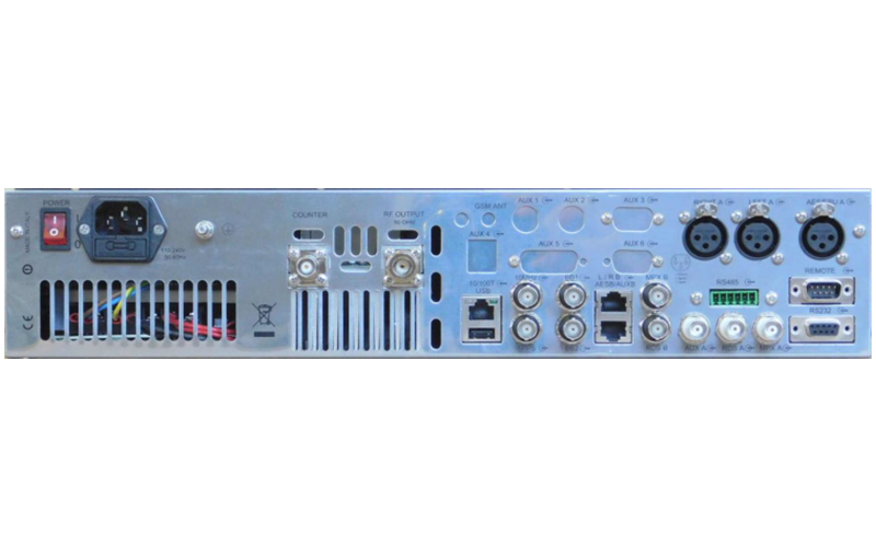 sielco polyeco50d rear panel