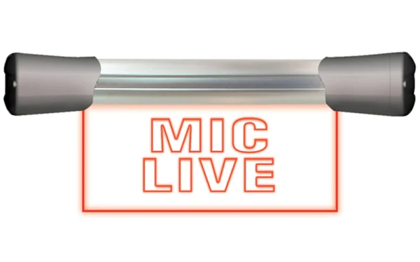 The Sonifex LD-20F1MCL SignalLed range of illuminated RGB LED signs are designed for installers.