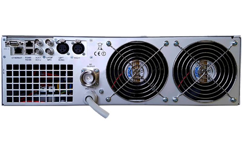 Suono Telecom ESVB2K FM transmitter rear connectors