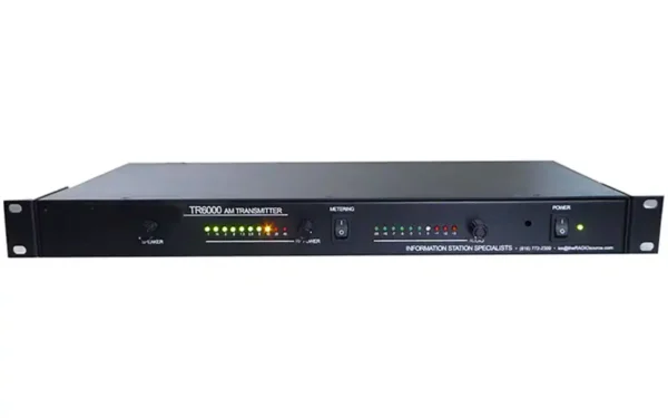TR.6000 HQ 5.0 AM transmitter front panel with metering and controls