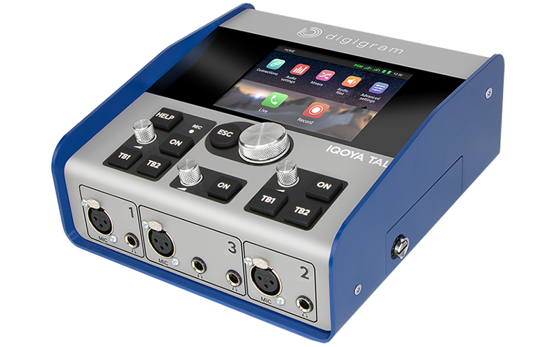 digigram iqoya talk portable ip audio codec device