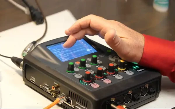 tieline via portable codec in use