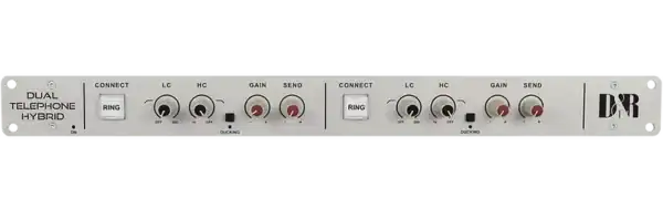 D&R Dual Telephone Hybrid-2 broadcast telephone interface