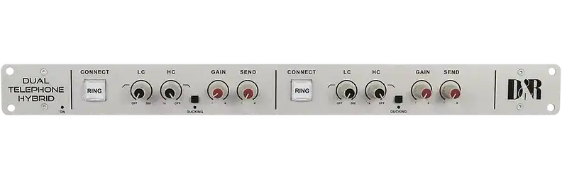 D&R Dual Telephone Hybrid-2 broadcast telephone interface