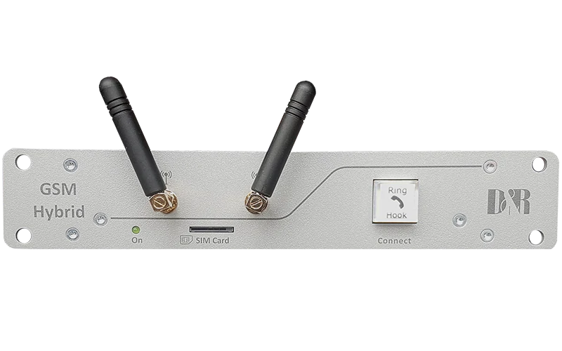 The D&R GSM Hybrid is a premium telephone hybrid system designed for radio stations and professional broadcasters.