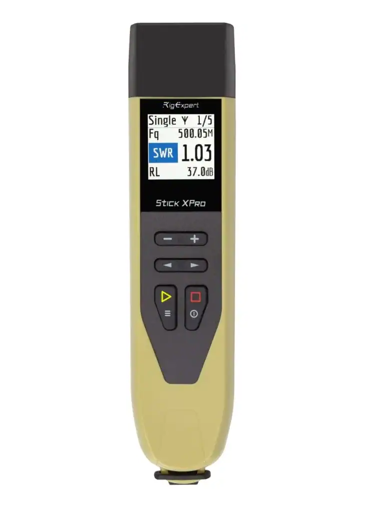 RigExpert Stick XPro antenna and cable analyser with colour display