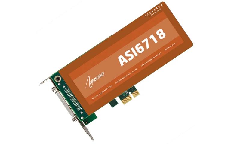 AudioScience ASI6718 – Professional PCIe Sound Card | Broadcast Audio