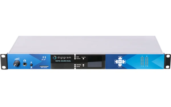 Digigram IQOYA X/LINK-DUAL dual stereo audio IP codec