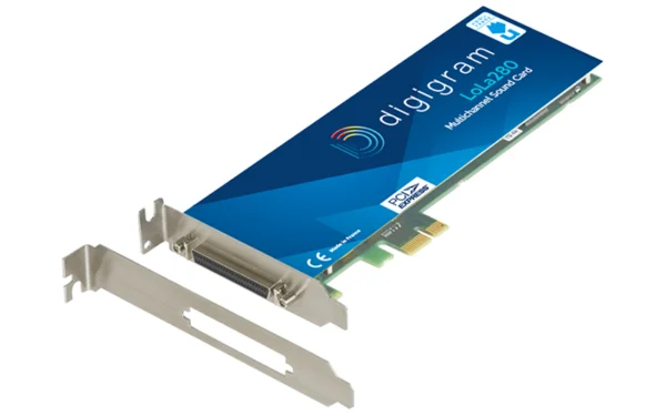 Digigram LoLa280 PCIe Audio Interface – 2-In 8-Out Low-Latency Sound Card