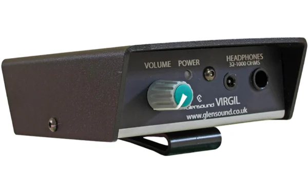 The Glensound VIRGIL BC is a high-performance stereo Dante headphone amplifier, engineered for broadcast, live production, and studio applications.