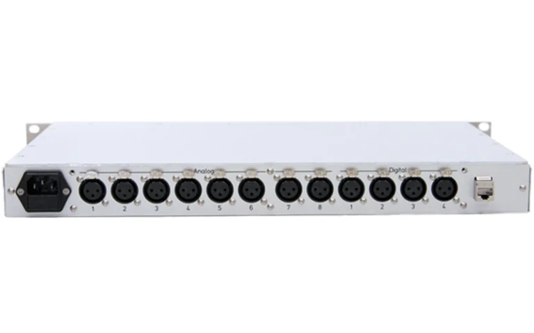 The RFmondial RF-LW is a professional 8-channel Livewire input node specifically targeted for broadcasting and audio applications.