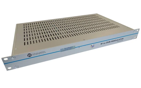 The Kvarta DVB Modulator is a professional-grade, high-capacity digital modulator designed for DVB-C, DVB-T, and ISDB-T broadcasting.