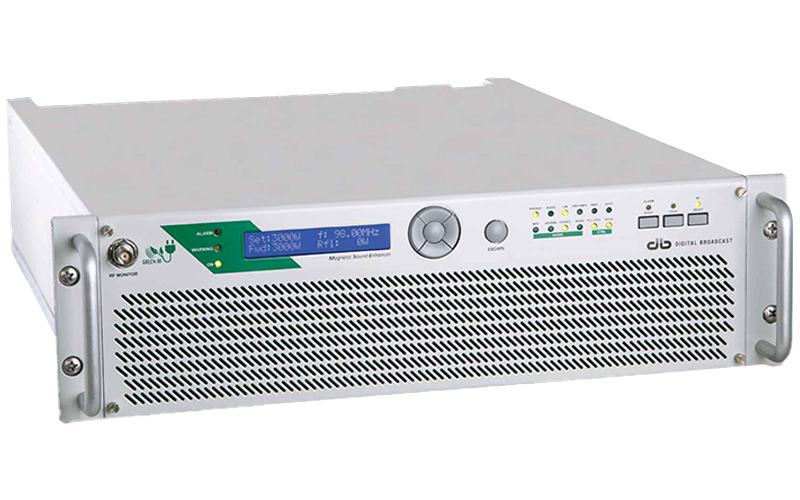 DB MOZART NEXT 3000 3 kW stereo FM transmitter front panel