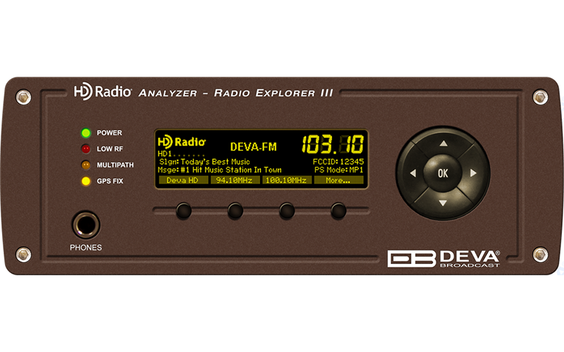 deva radio explorer iii hd front panel