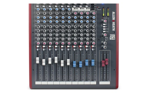 The Allen & Heath ZED-14 is a very compact and quality mixer that you can use for both live-sound applications and basic recording work.