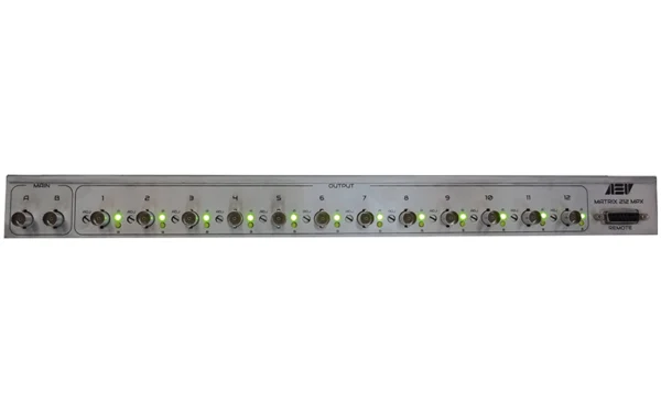 AEV Matrix 212 MPX audio matrix front view