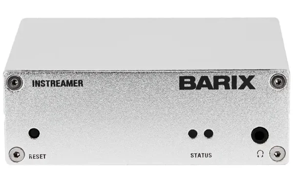 Barix Instreamer Classic IP audio encoder front view