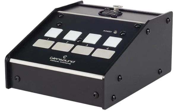 The Glensound Beatrice PM4 is a high-quality Dante/AES67 paging microphone, designed for broadcast, live production, and commercial audio applications.