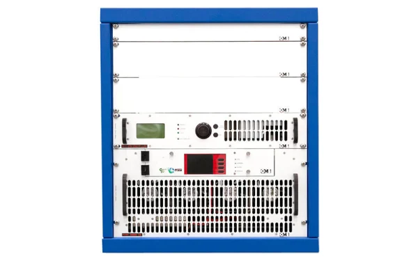 The OMB EM 3000 HE DIG 3KW FM transmitter was developed by the OMB Center for the Development of High-Efficiency Transmitters.