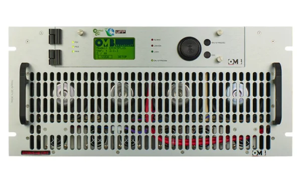 The OMB EM 3500 HE DIG COMPACT 3.5KW FM transmitter has been created by the OMB center of development for high efficiency transmitters.