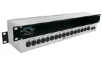 The Sonifex AVN-AI16R audio converter and interface converts up to sixteen analogue inputs to the Dante Audio-over-IP networking standard.