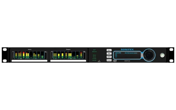 The Sonifex AVN-PM8 is a high-performance 8-stereo-channel Dante monitor mixer designed for broadcast, live production, and professional audio environments.