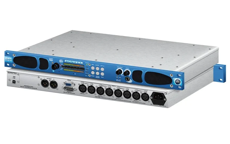 The Sonifex RM-2S4 is a high-performance rackmount audio monitor, engineered to provide clear and accurate monitoring of two stereo or four mono audio channels in a compact 1U 19-inch rackmount unit.