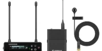 The Sennheiser EW-DP ME4 Set (R1-6) Portable digital UHF wireless microphone system with cardioid lavalier for filmmakers
