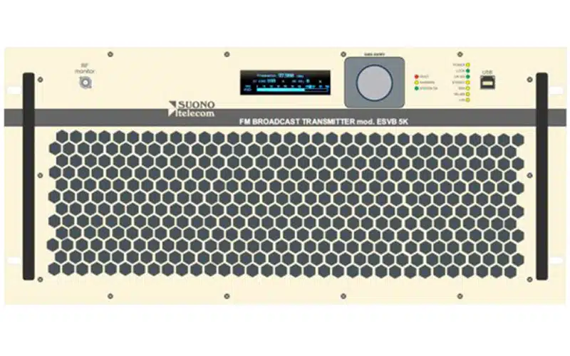 The new SUONO ESVB5K transmitter from SUONO in Italy offering superb quality at a great price point.