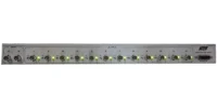 The AEV MATRIX MPX 212 is an audio signal distributor and switcher equipped with 2 MPX inputs