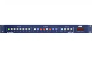 The AEV Matrix AD 8x8 is a high-performance digital audio matrix designed to offer flexible and reliable audio routing in professional broadcast environments.