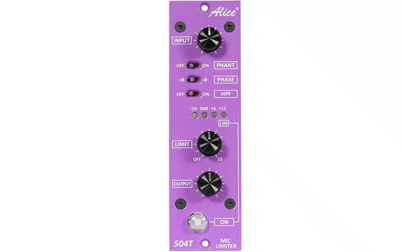 alice 504t mic pre front