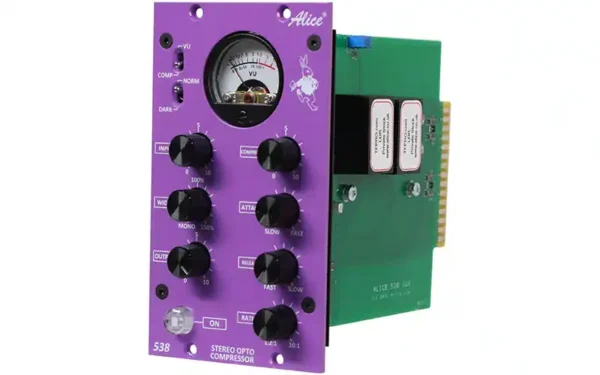 Alice 538T OPTO Stereo Compressor v2 with Transformer Outputs