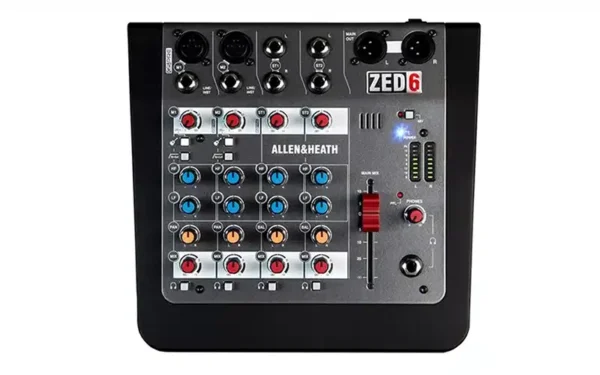 The Allen & Heath ZED-6 has been created for singer & songwriters and venues seeking Allen & Heath's renowned build and audio quality in a compact