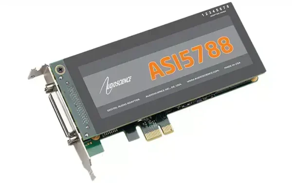 AudioScience ASI5788 low profile PCI-Express sound card