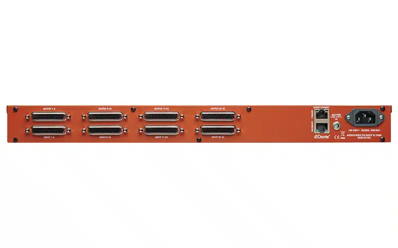 Audioscience Iyo Dante 8.8md Back