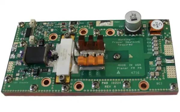 The Broadcast Concepts MRF1K50-PLA is a high-performance 1250W FM pallet amplifier designed for demanding broadcast environments.