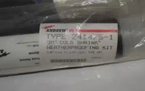 The use of this Andrew 221213 Weatherproofing Kit provides an additional moisture seal for antenna cable connections.fast