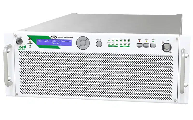 The new DB Broadcast MOZART NEXT 6000 – Exciter Series is the latest audio excellence in the FM Broadcasting industry.