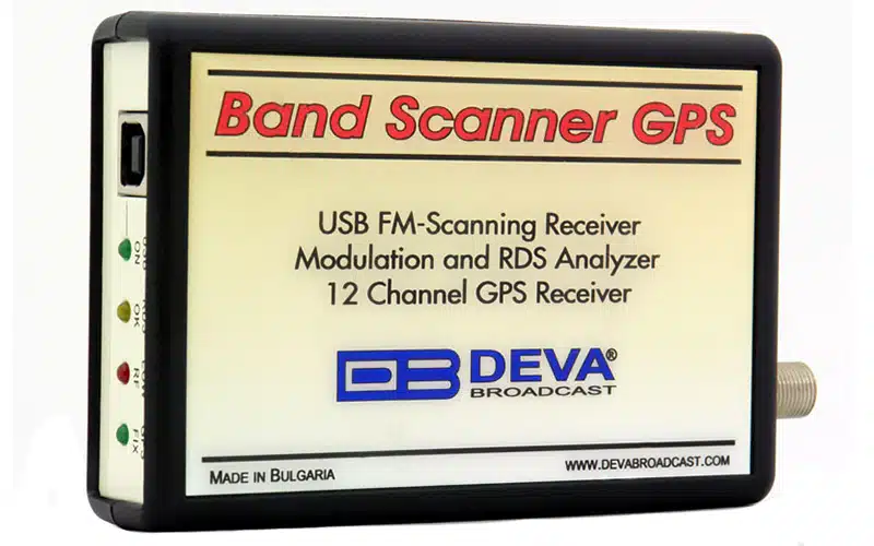 DEVA Band Scanner GPS – FM Coverage Analyzer with GPS Mapping
