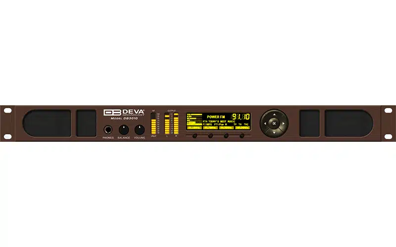 DEVA DB3010 FM Radio & IP Audio Confidence Monitoring Receiver